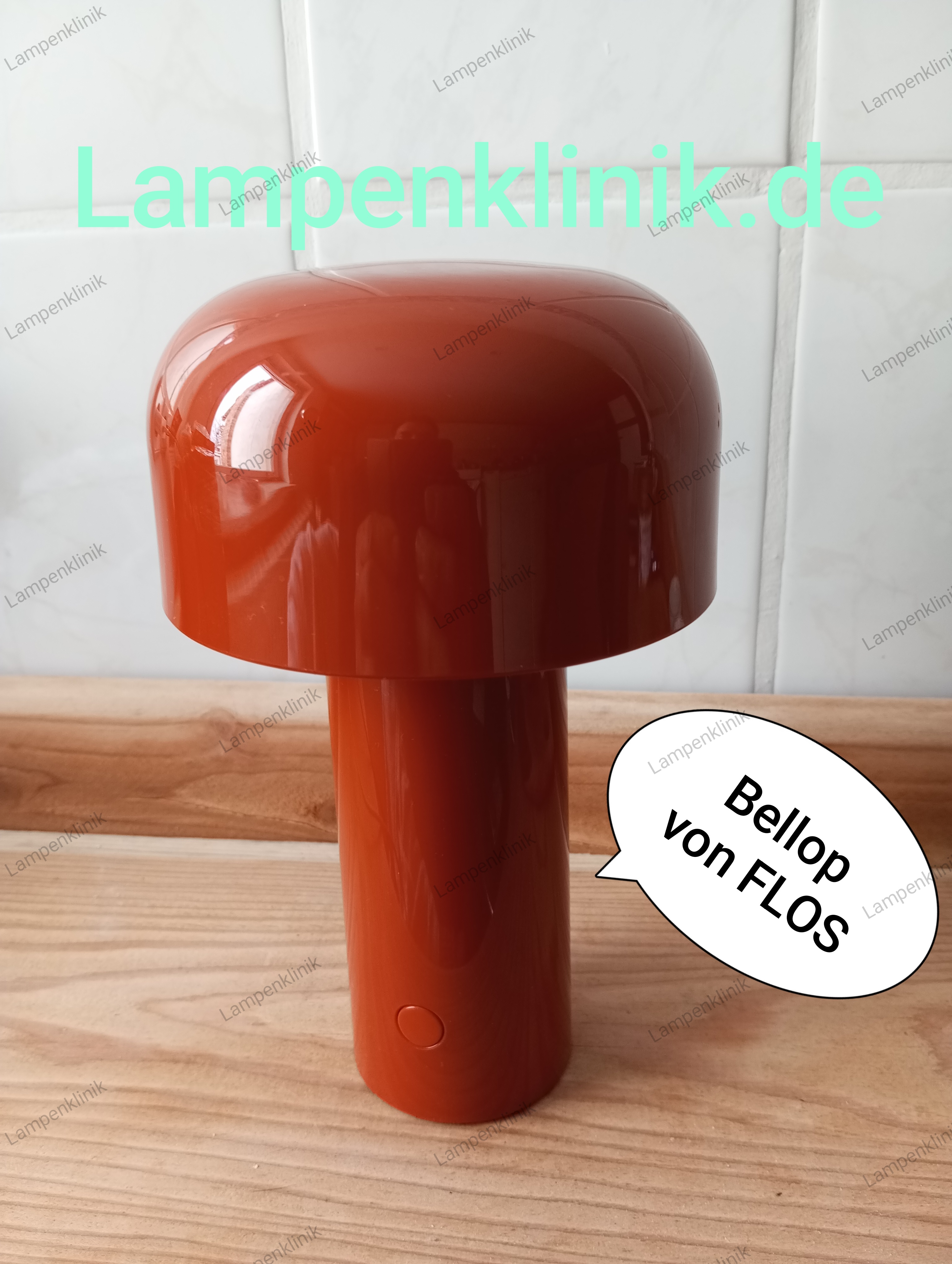 reparatur belhop von flos acculeuchte
